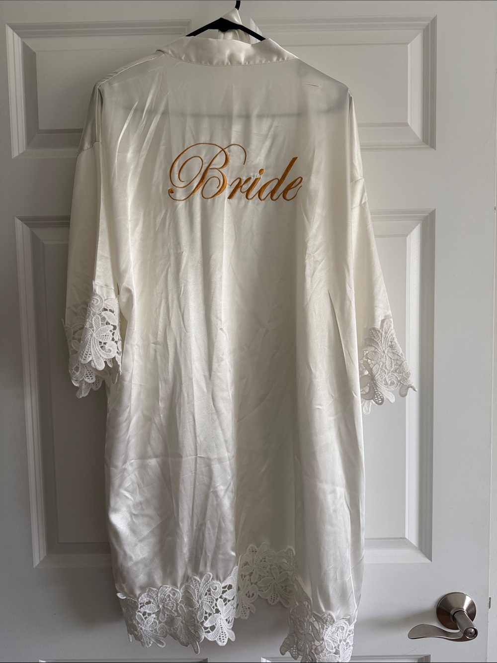“Bride” Robe with Sash